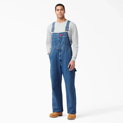 🔥Ausverkauf🔥 Herren robuste Denim‑Latzhose – verstellbare Träger & praktische Mehrzwecktaschen