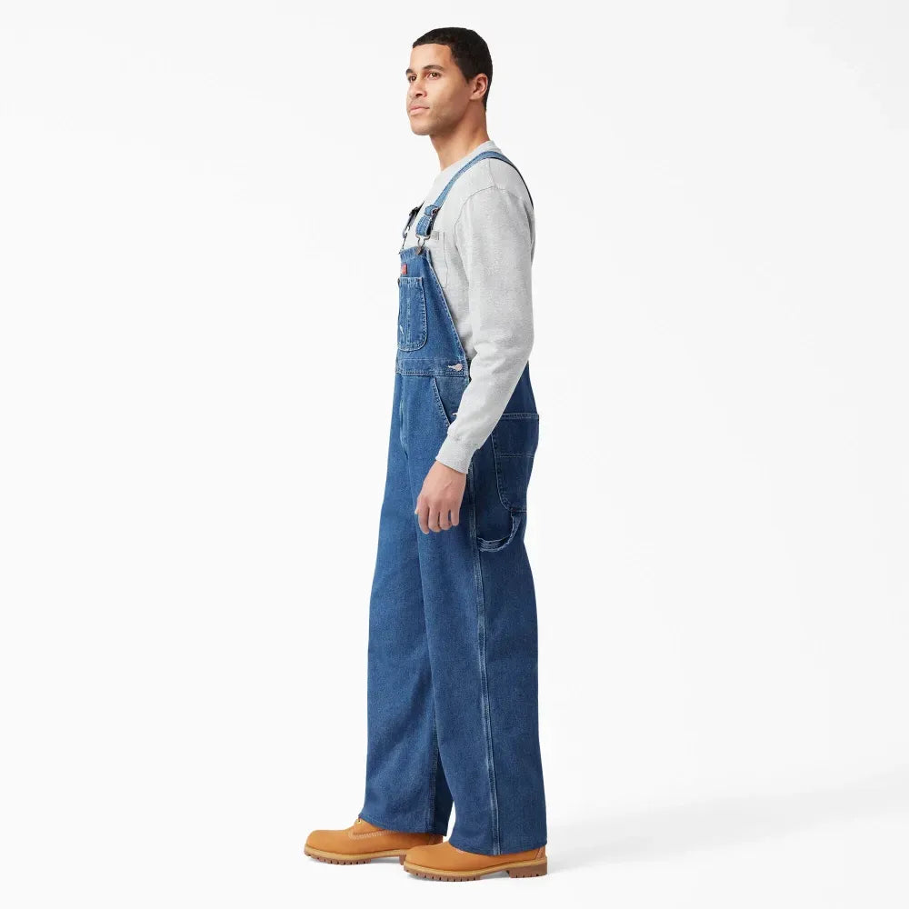 🔥Ausverkauf🔥 Herren robuste Denim‑Latzhose – verstellbare Träger & praktische Mehrzwecktaschen