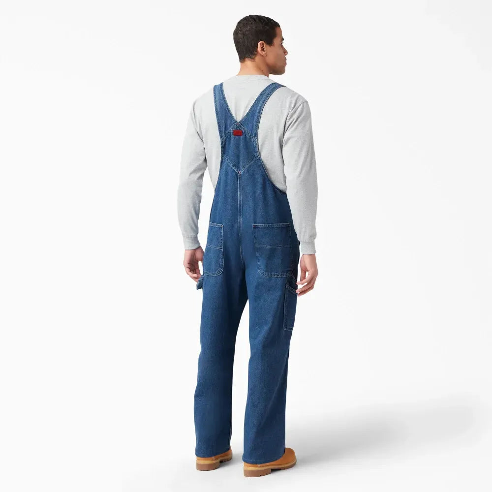 🔥Ausverkauf🔥 Herren robuste Denim‑Latzhose – verstellbare Träger & praktische Mehrzwecktaschen