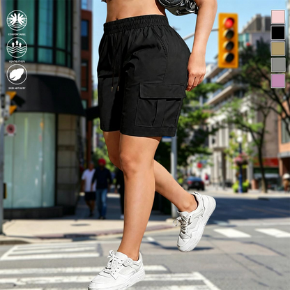 【LETZTER TAG DES ANGEBOTS】Damen‑Outdoor‑Cargoshorts – Design mit mehreren Taschen