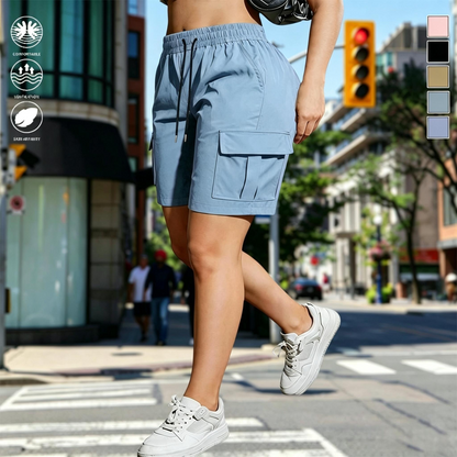 【LETZTER TAG DES ANGEBOTS】Damen‑Outdoor‑Cargoshorts – Design mit mehreren Taschen