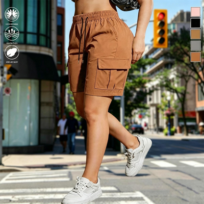 【LETZTER TAG DES ANGEBOTS】Damen‑Outdoor‑Cargoshorts – Design mit mehreren Taschen