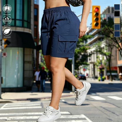 【LETZTER TAG DES ANGEBOTS】Damen‑Outdoor‑Cargoshorts – Design mit mehreren Taschen