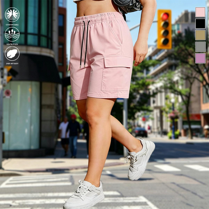 【LETZTER TAG DES ANGEBOTS】Damen‑Outdoor‑Cargoshorts – Design mit mehreren Taschen