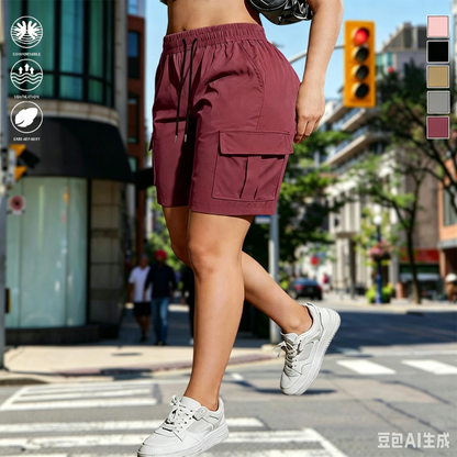 【LETZTER TAG DES ANGEBOTS】Damen‑Outdoor‑Cargoshorts – Design mit mehreren Taschen