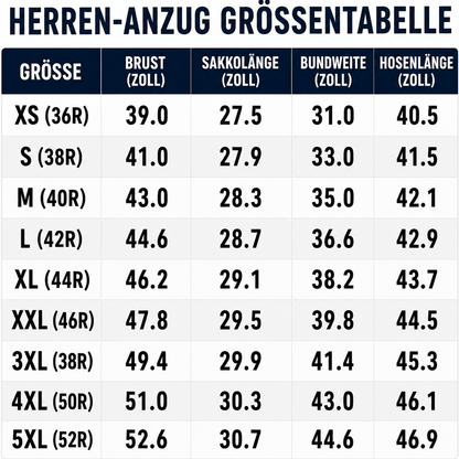 🔥Ausverkauf, begrenzter Lagerbestand 🔥 Herren‑Anzug mit Weste und Krawatte
