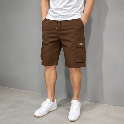 Herren‑Cargoshorts mit Taschen und Kordelzug