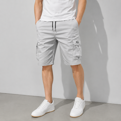 Herren‑Cargoshorts mit Taschen und Kordelzug