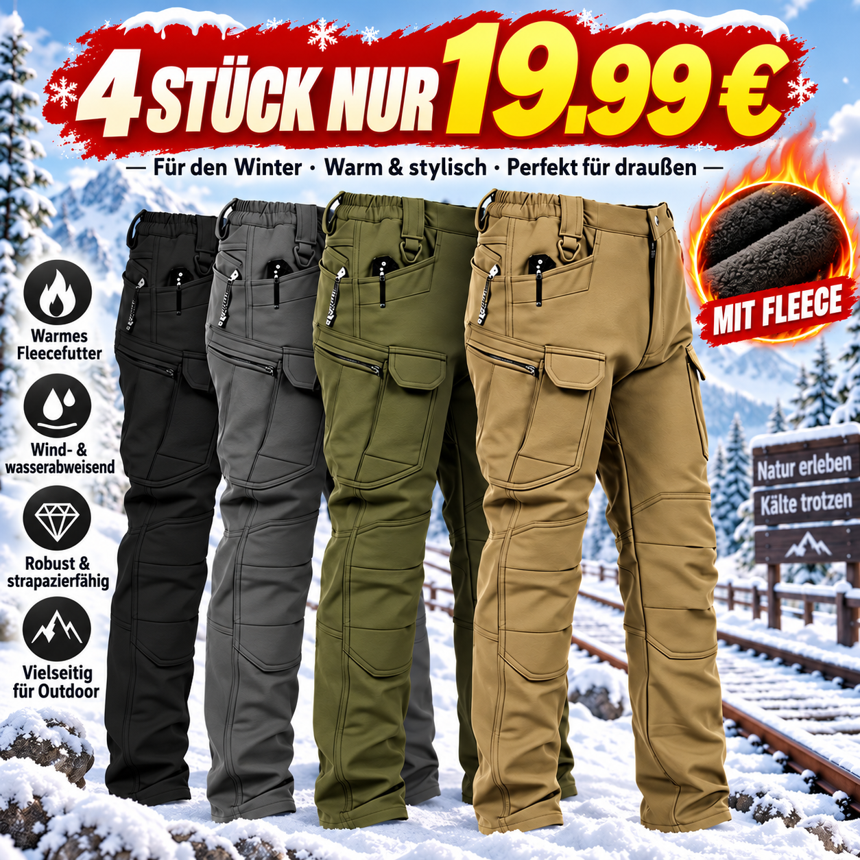 🔥  4er-Set · Beliebt – 19.99 €